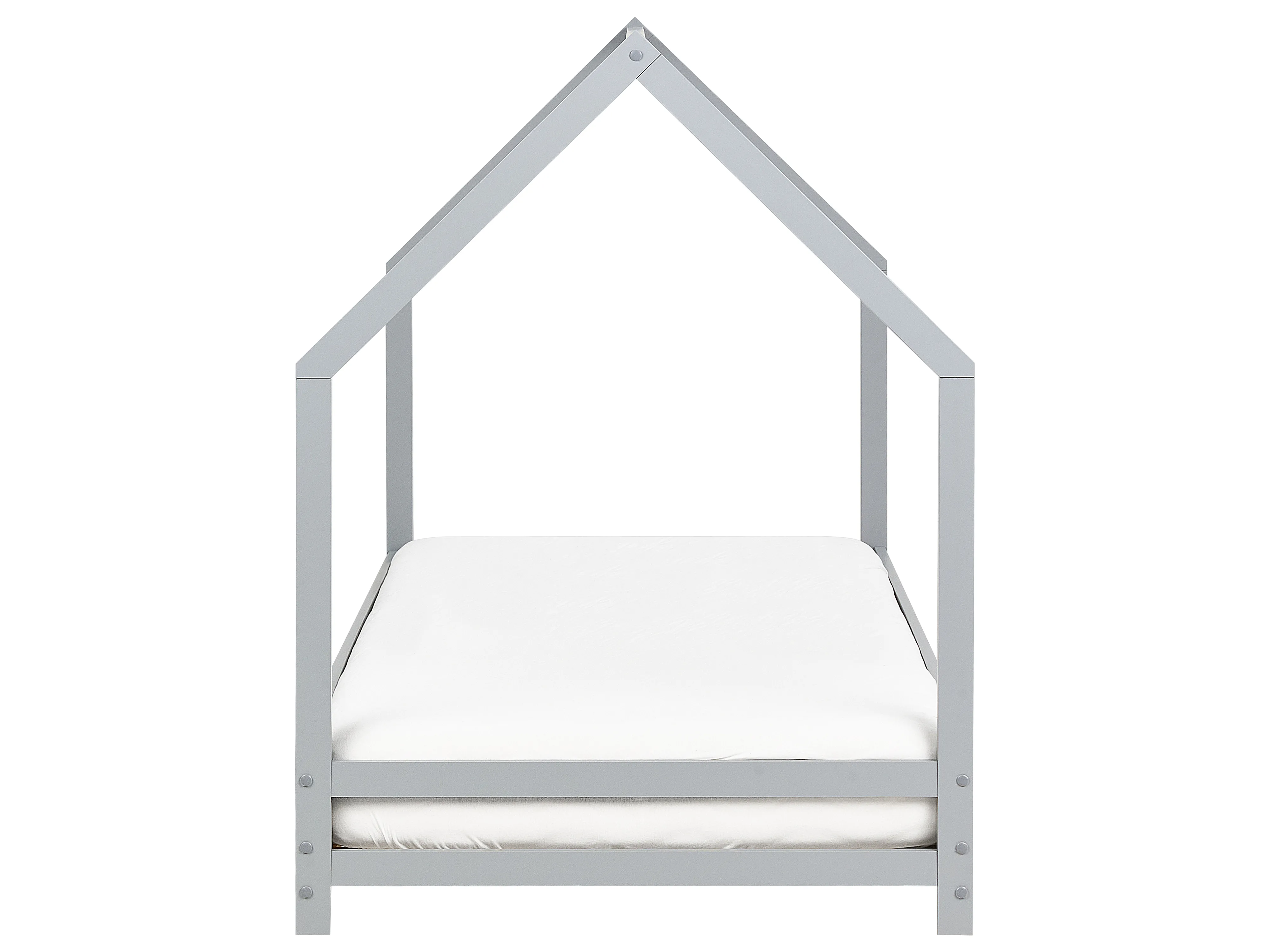Kinderbed Huis Dennenhout APPY 90 x 200 cm Grijs