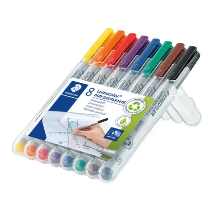 STAEDTLER® Lumocolor® non-permanent pen 311 Universalstift S, 8 Stück