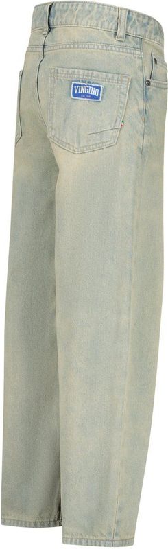 Vingino - Kit - Jeans - Blauw - 100% Katoen - Relaxed Fit