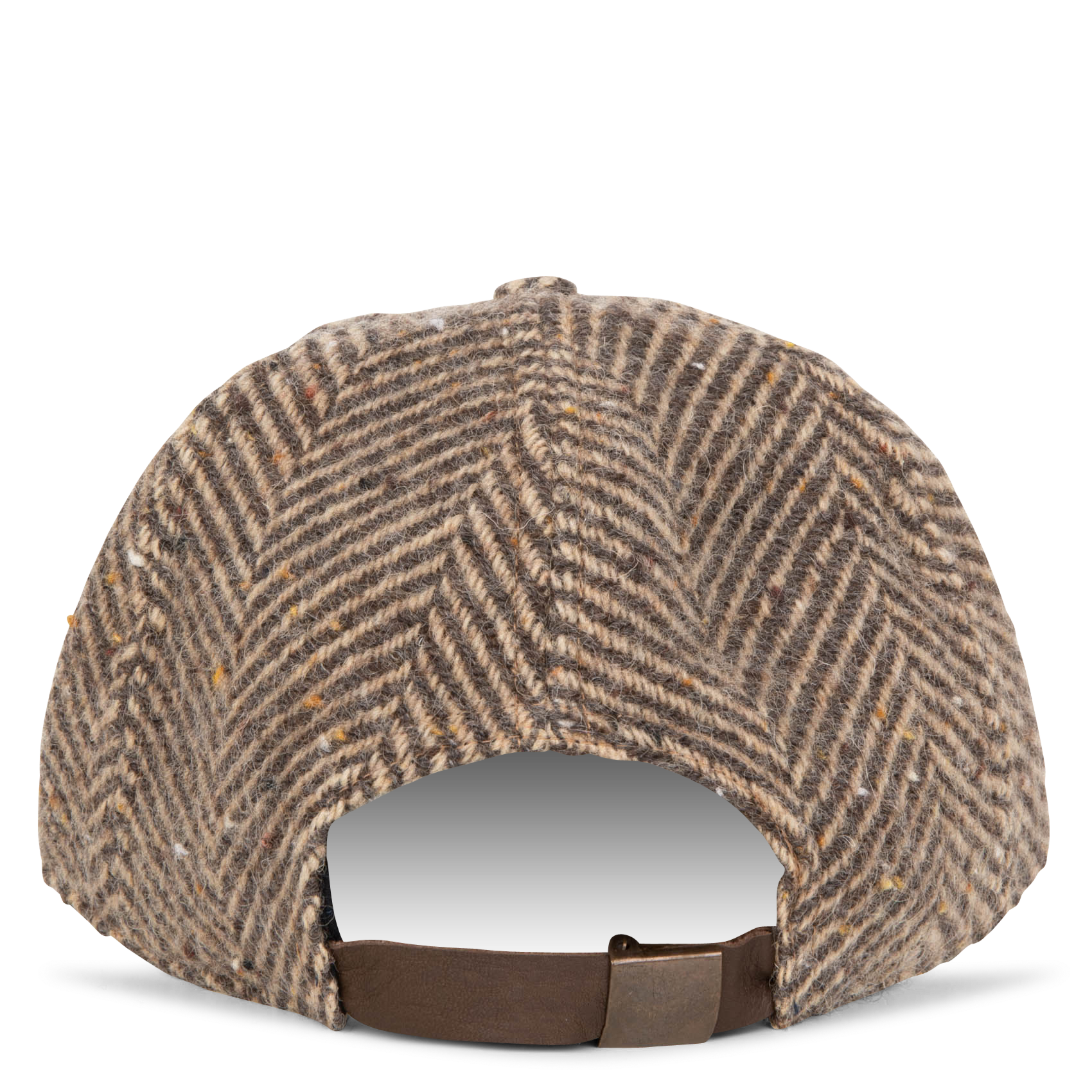 CAP H - Casquette en laine mélangée imprimée | Marron