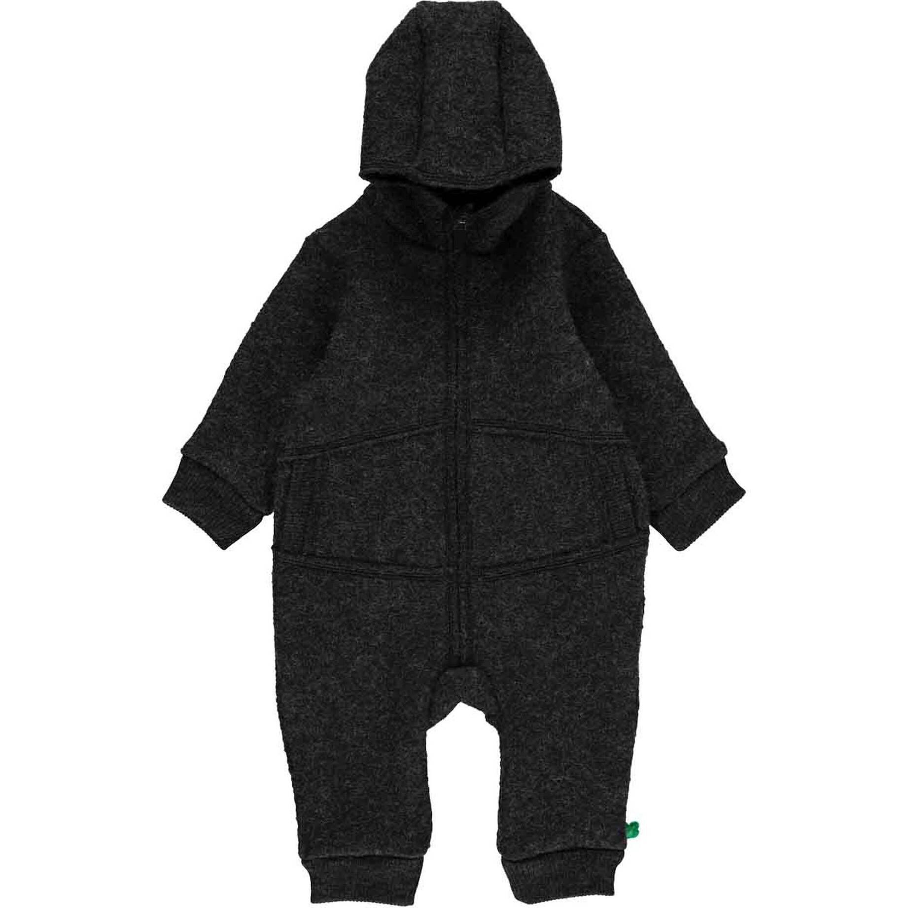 Fred's World by Green Cotton| Kinder Fleeceanzug aus Wollwalk