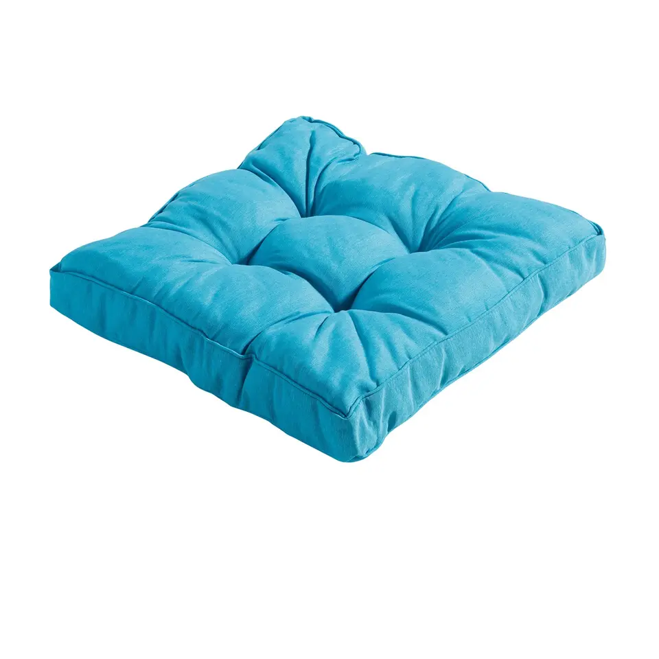 Madison - Zitkussen Florance Panama aqua - Ca. 47x47 cm - Set van 4