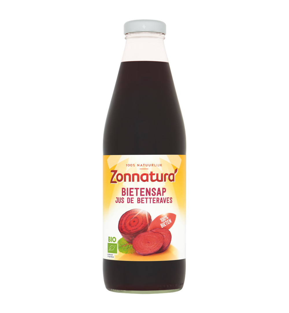 Zonnatura Rode bietensap bio (750 ml)