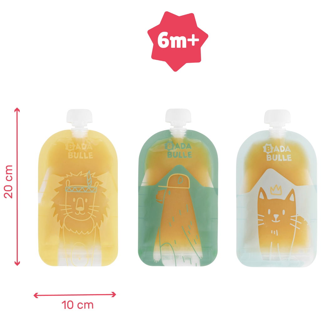badabullebadabulle   Quetschbeutel 15er Pack