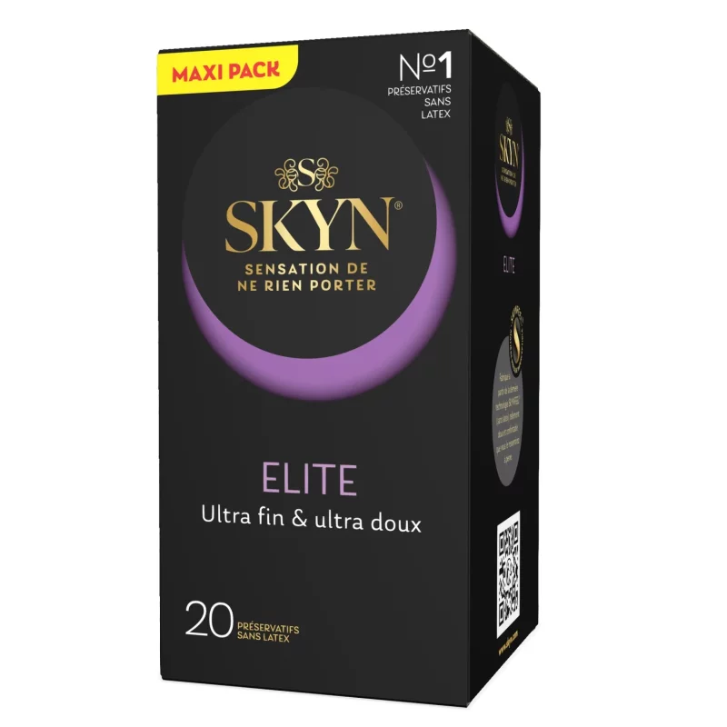 Préservatifs Elite - Ultra fin Skyn - boite de 20