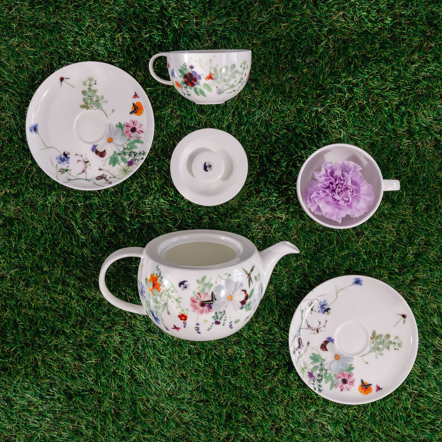 Brillance Bone China Grand Air Teeset 5-tlg.