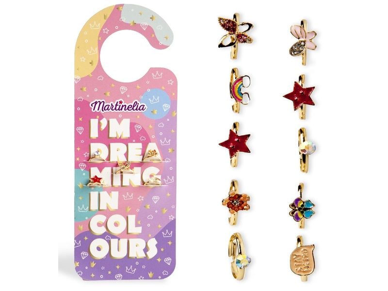 Martinelia Schmuck Fingerringe 5 Stück assortiert Modische Ringe für Mädchen