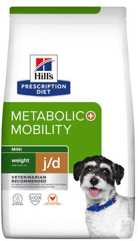 Hill's Pet Nutrition Prescription Diet Metabolic + Mobility Mini J/D Aliment Chien Au Poulet 3kg