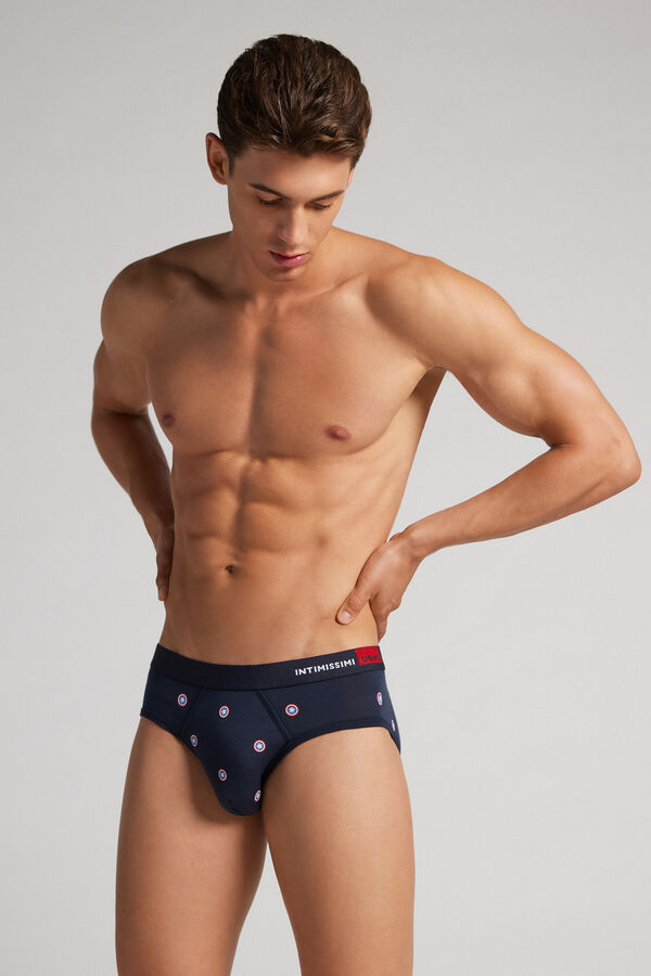 Cueca Marvel Capitão América em algodão Supima® Natural Fresh