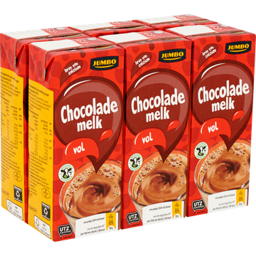 Jumbo Volle Chocolademelk 6 x 200 ML