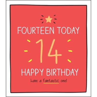 14 Happy Birthday Fourteen Today