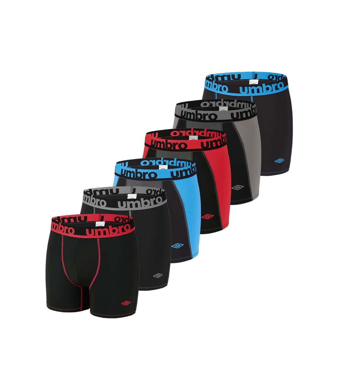 Boxer Homme Anti-transpirant, Calecon Homme, Multi-Sport, Respirant (Lot de 6)