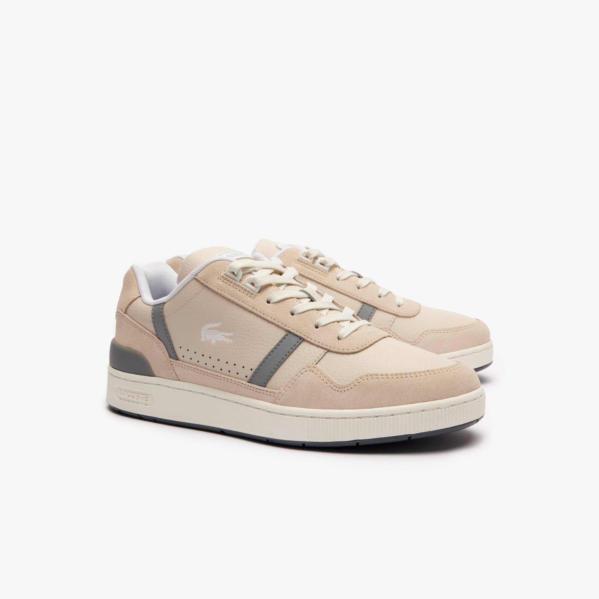 Herren-Sneakers T-CLIP TONAL aus Leder Sneakers - Weiss - Lacoste - Herren
