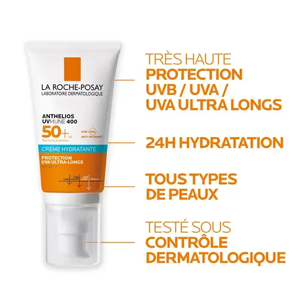 La Roche-Posay Anthelios UVmune Creme sem perfume FPS 50+ 50ml