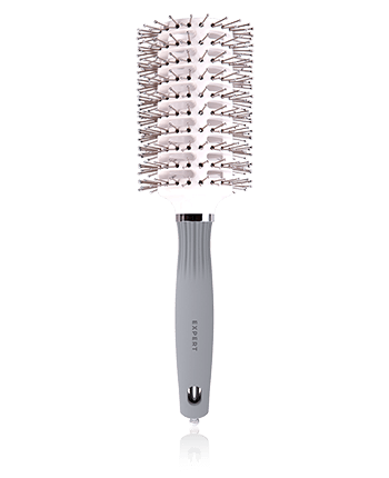 Olivia Garden Expert Blowout Vent Doppelborsten 45 weiß & grau 1-Stück