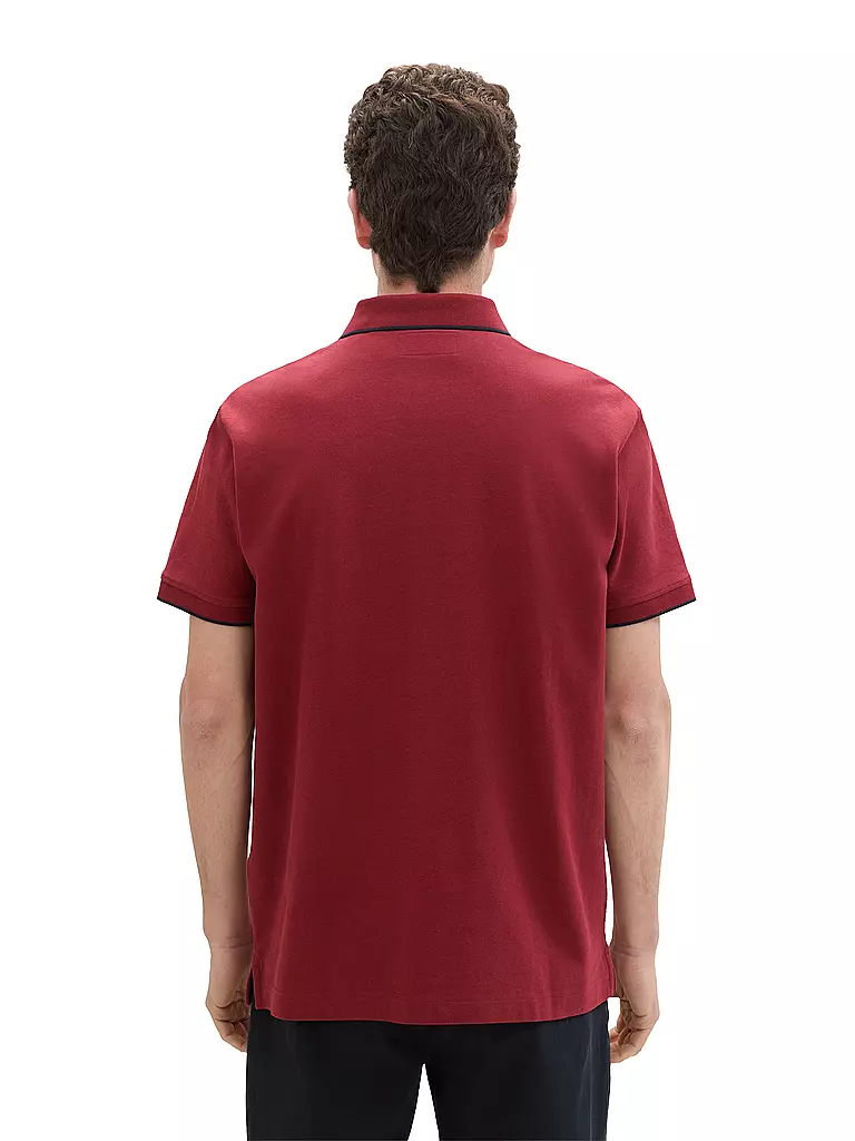 TOM TAILOR Poloshirt Regular Fit rot