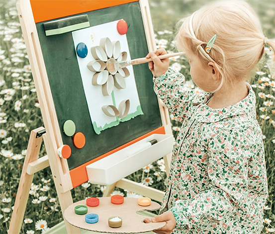 small foot Kreide-und Magnettafel