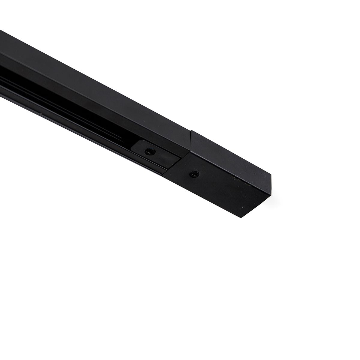Modern railsysteem met 4 spots zwart 1-fase  - Iconic Yade