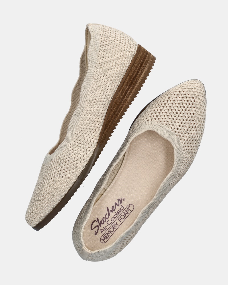 Skechers Cleo Sawdust Ballerinas & instappers  - beige