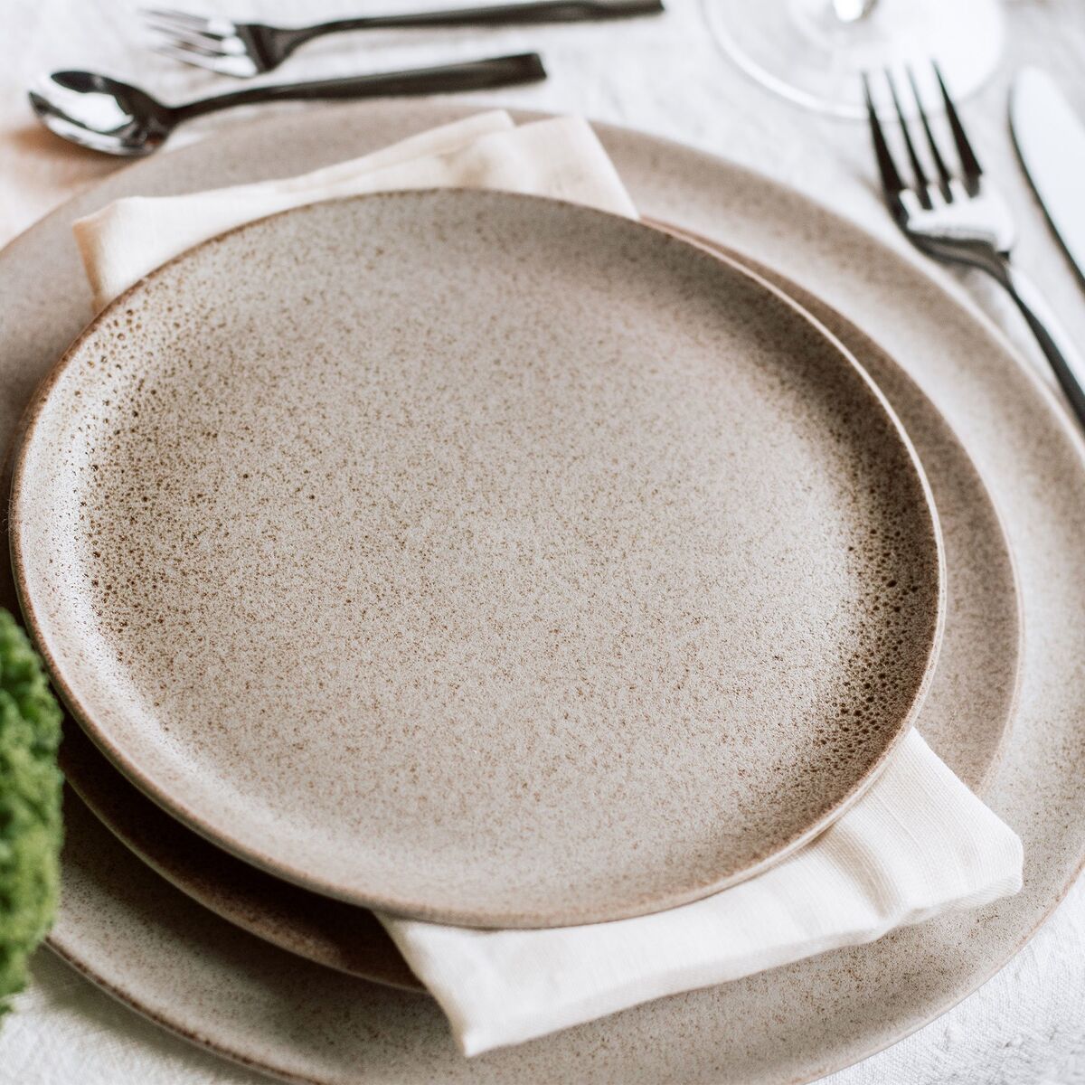 RAW frokosttallerken 23 cm, sandy beige