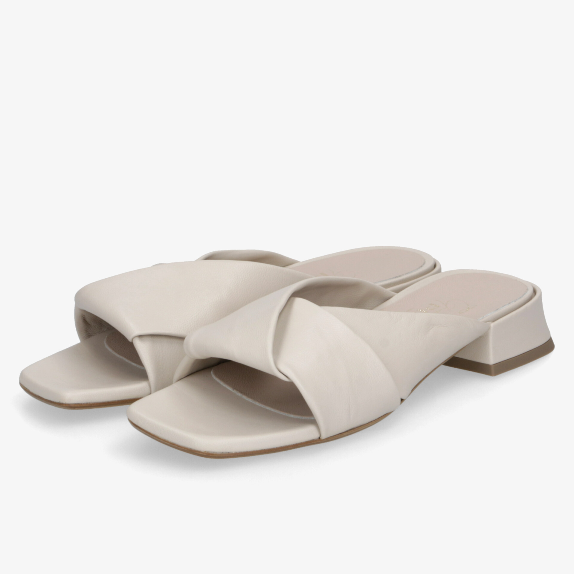 Gianluca PISATI Siena Damen Pantoletten beige