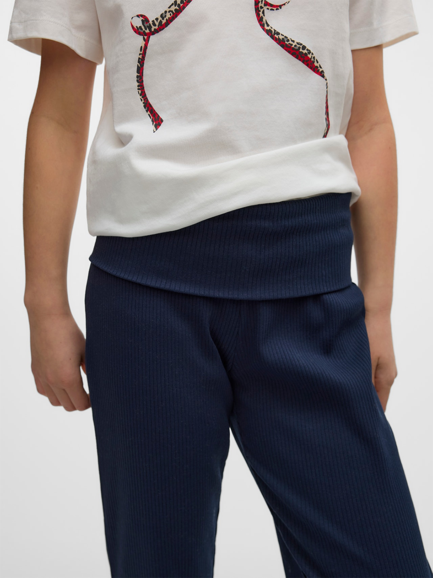 Lavender Folddown Flared Pant