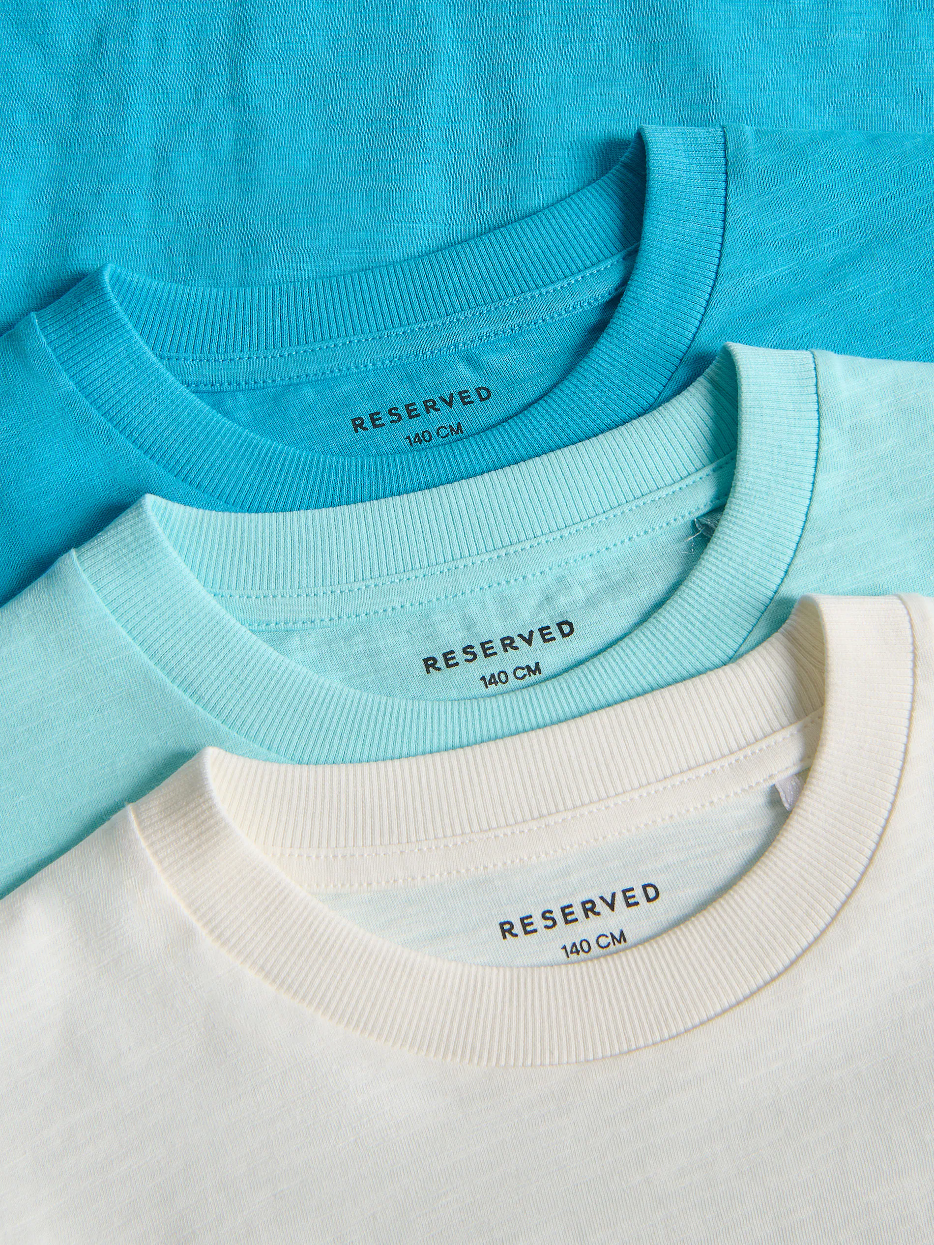 Baumwoll-T-Shirt 3er-Pack