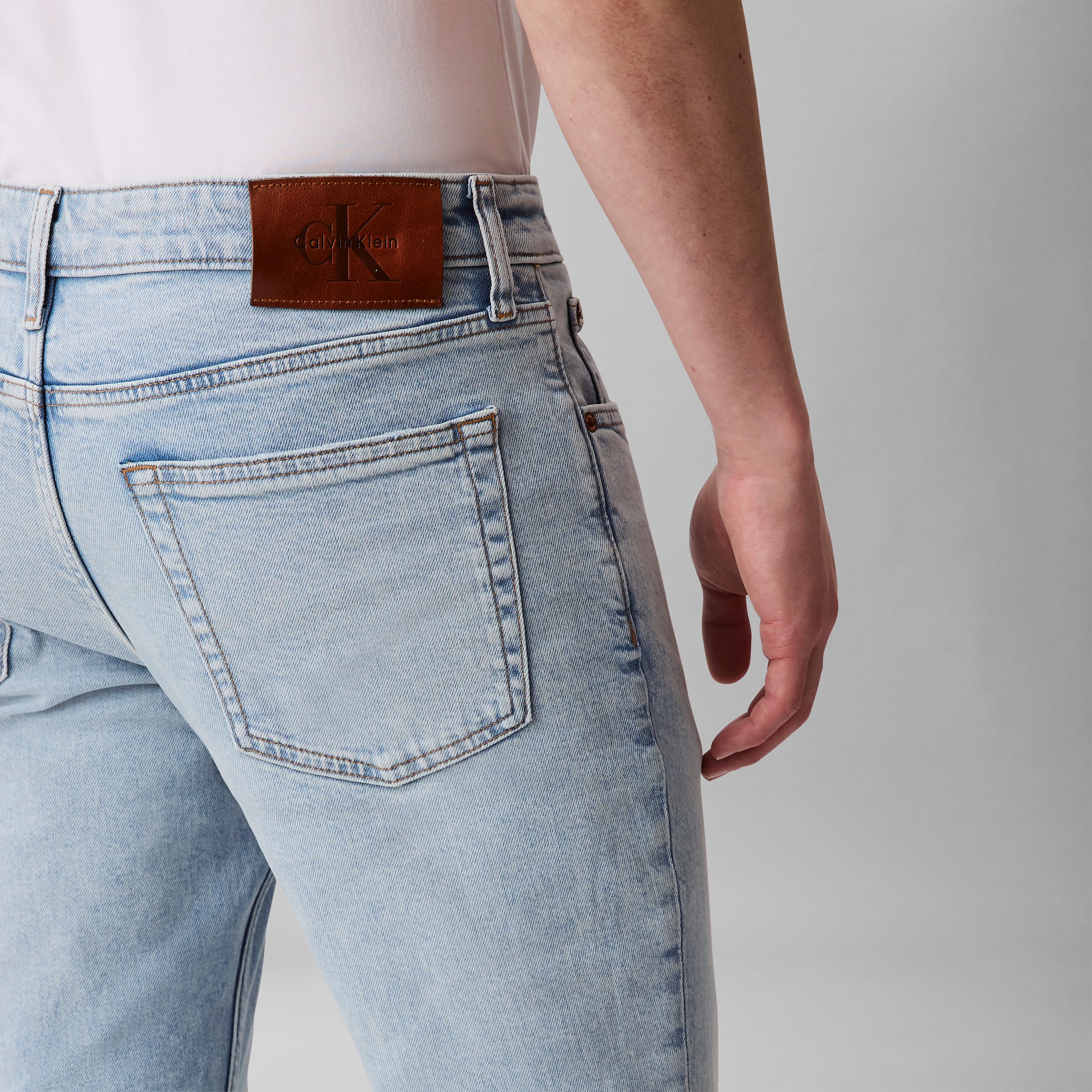 Calvin Klein Jeans Slim-fit-Jeans »SLIM JEAN REGEN« Mit Gürtelschlaufen