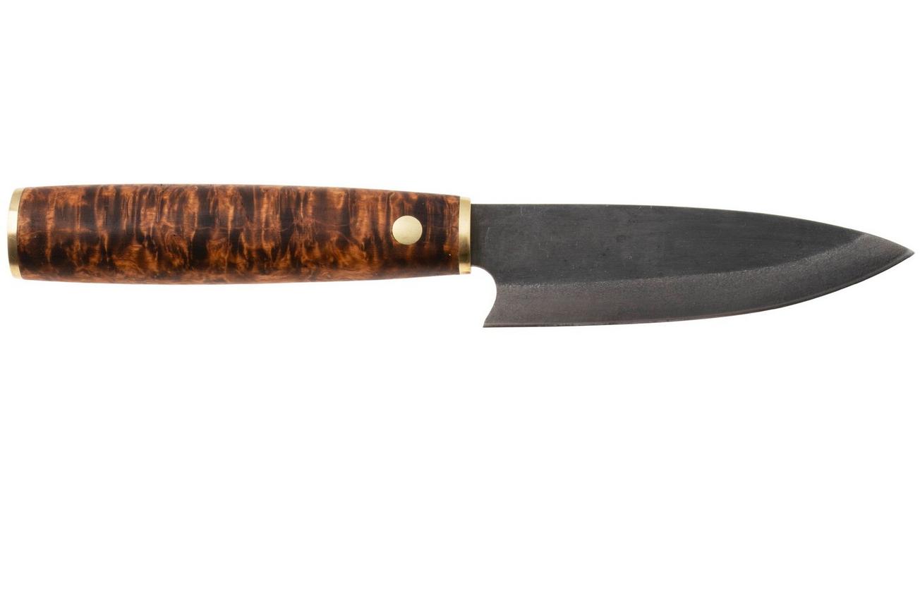 Roselli Allround Knife RW750D UHC, Stained Curly Birch, universeelmes, 12 cm