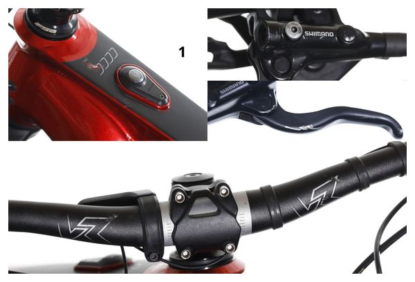 Produit Reconditionné - VTT Electrique Tout-Suspendu Sunn Kern EL S2 Shimano Deore XT 10V 630 Wh 29'' / 27.5'' Rouge 2023