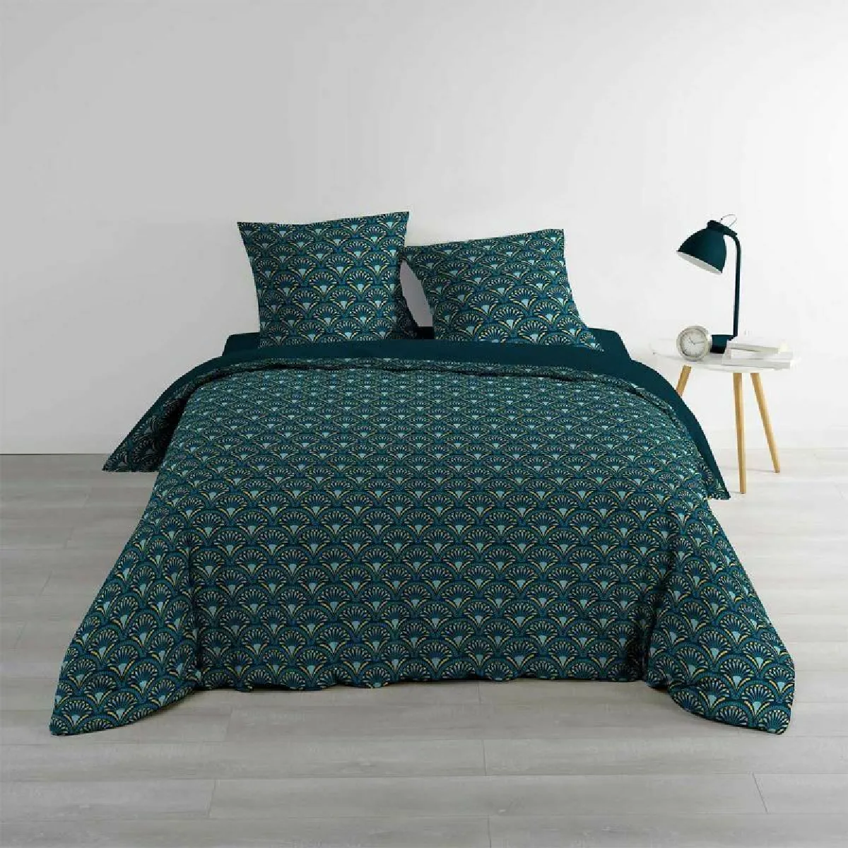 Paris Prix Housse de Coussin à Motifs - Bleu