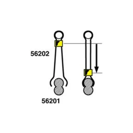 LGB 56201 - Fahrdraht 680mm 12-teilig