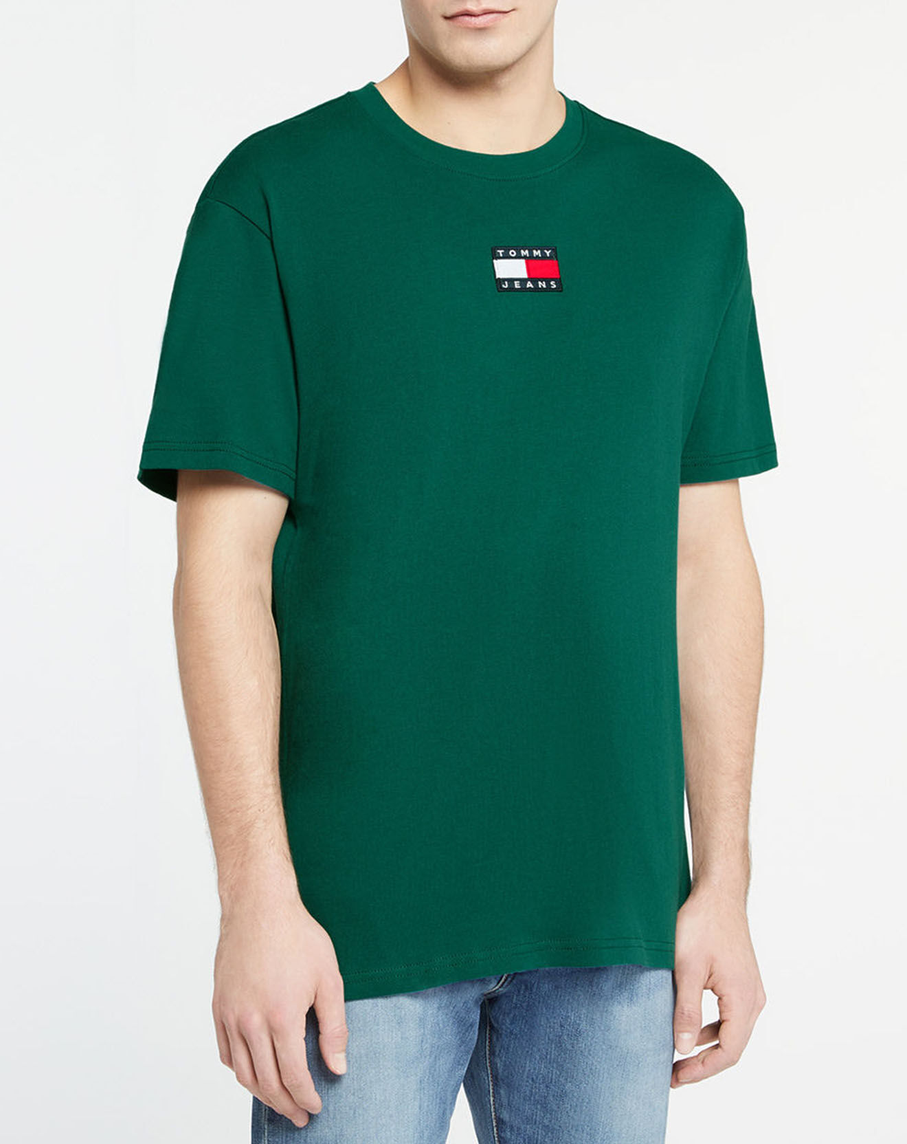Tommy Jeans T-Shirt Tommy Badge vert sapin