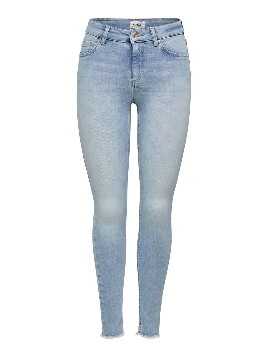 ONLBLUSH Mittlere Taille Skinny Fit Jeans Light Blue Denim