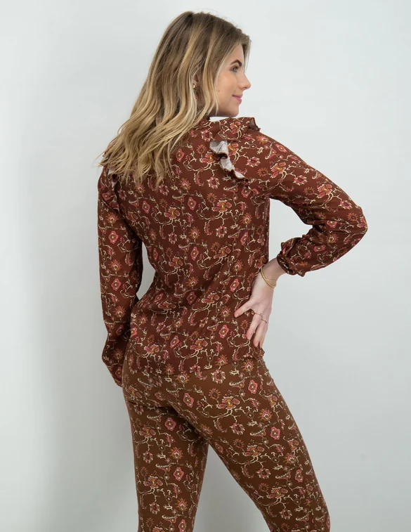 My Jewellery Blouse met print MJ08051