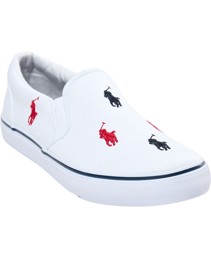 Polo Ralph Lauren KEATON SLIP ON White / navy / re