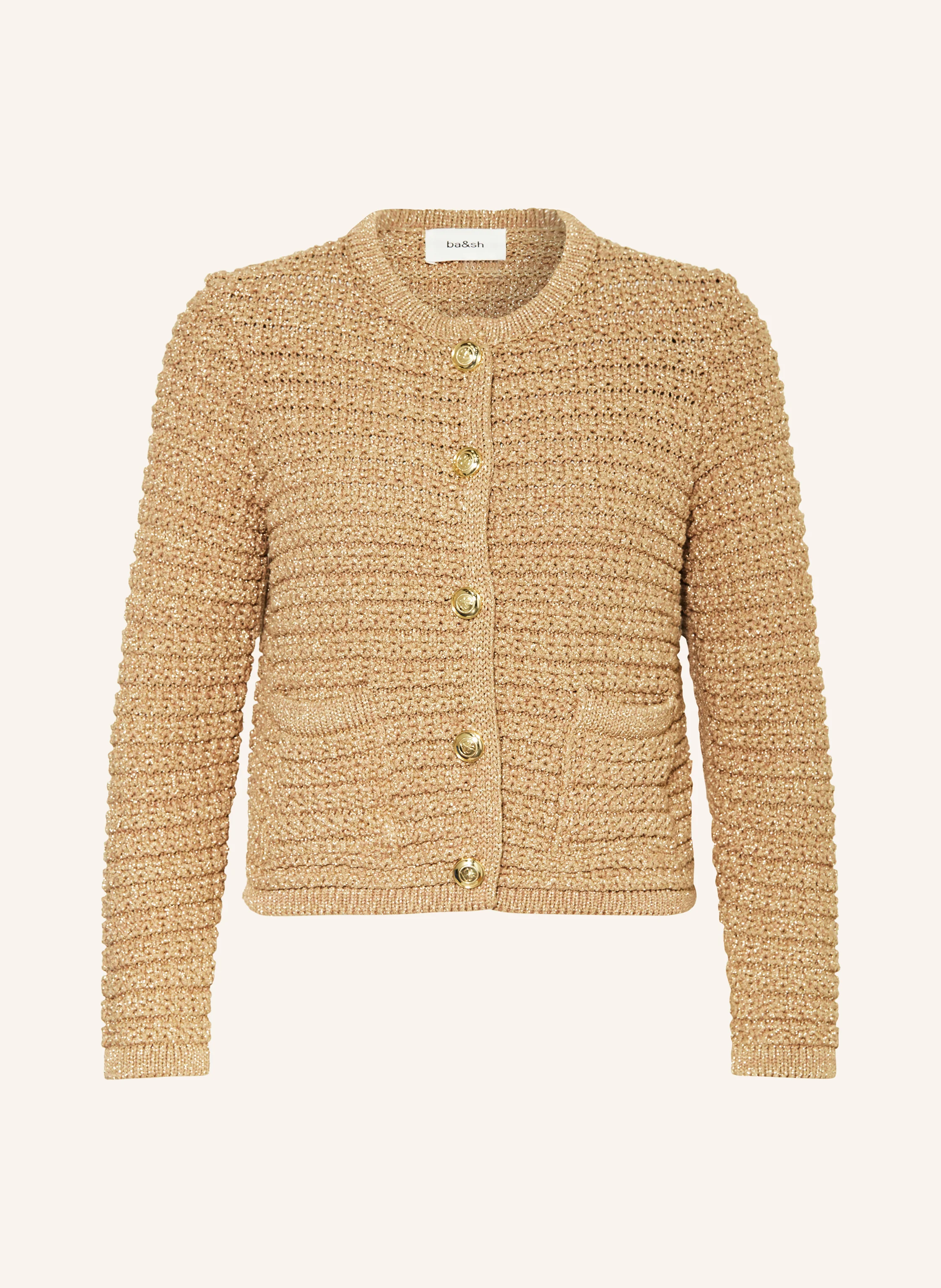 ba&sh Strickjacke GASTON mit Glitzergarn