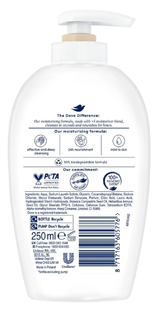 Dove Moisturising Hand Wash 250ML