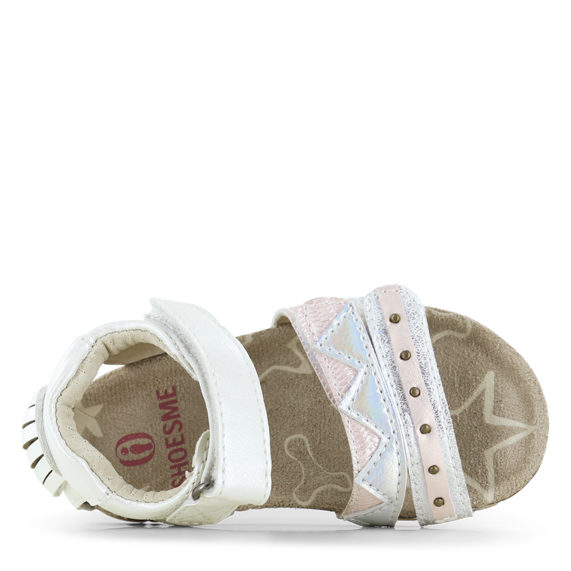 Shoesme parelmoer sandaal Metallic, Microfiber leer | Meisjes schoenen
