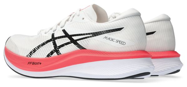 Chaussures Running Asics Magic Speed 3 Blanc/Noir/Rouge Femme
