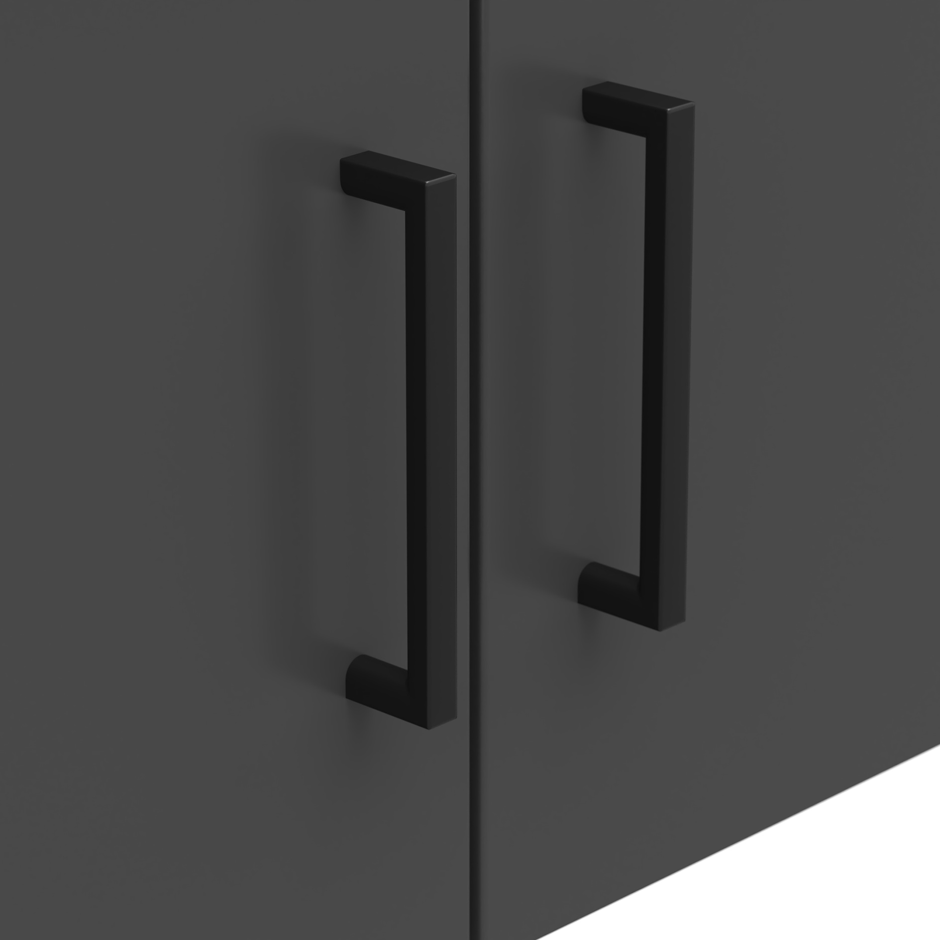 Aufsatz-/Stand-/Hängeelement - anthrazit - 70 cm