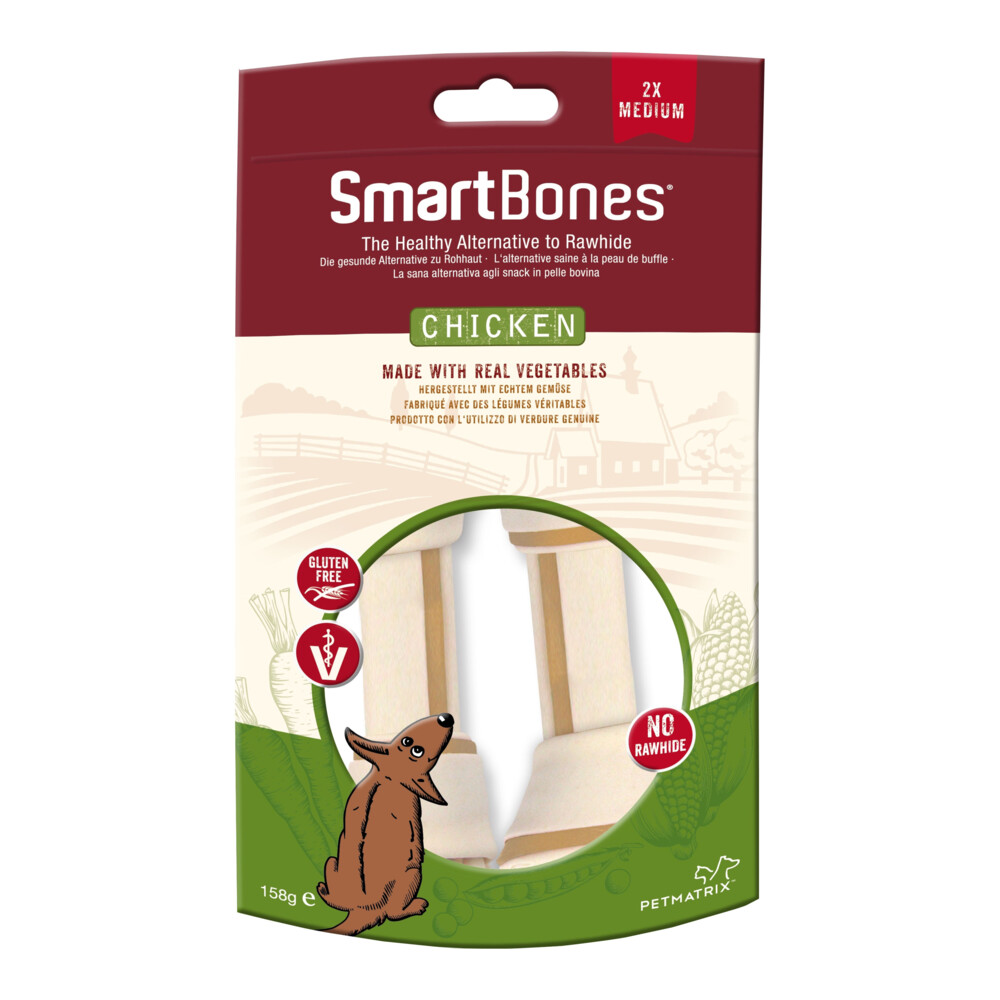 Smartbones Kip Medium2 stuks