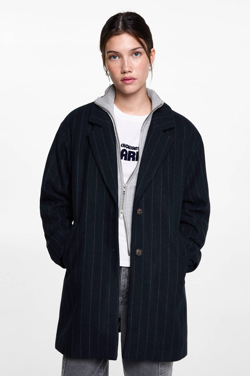 MANGO TEEN manteljas marine