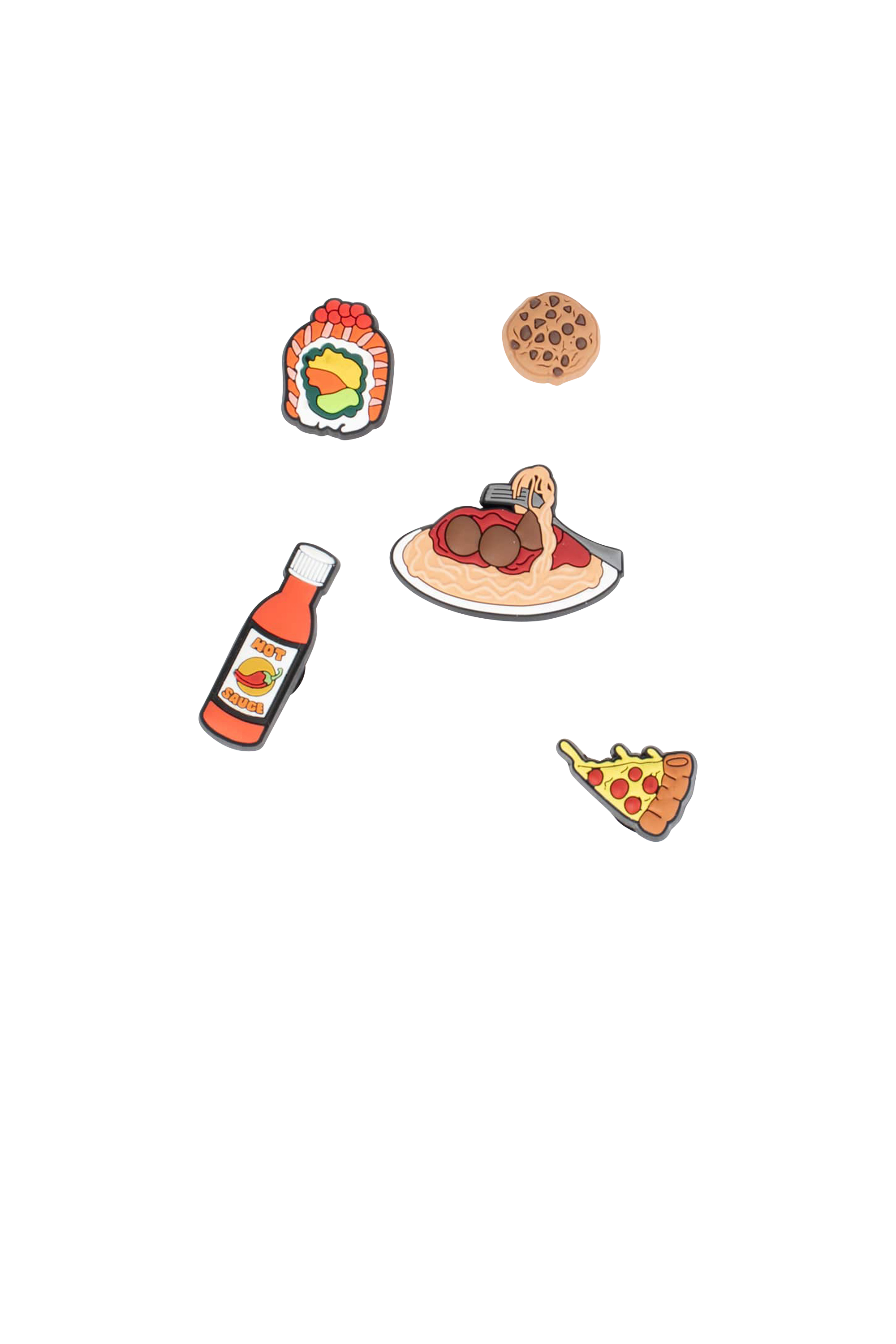 CROCS Breloques  FOOD PLEASE 5 PACK Multicolore