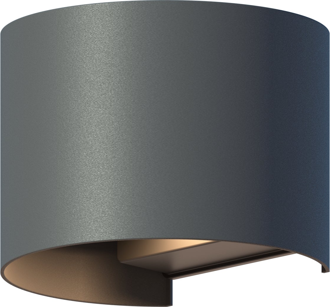 Calex wandlamp Verona antraciet 11,5 x 13,5 x 10 cm