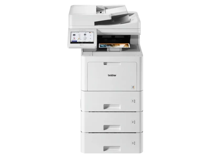 Brother MFC-L9670CDNTT - Multifunktionsprinter - farve - laser - A4/Legal (medie) - op til 40 spm (kopiering) - op til 40 spm (udskriver) - 1620 ark - 33.6 Kbps - Gigabit LAN, USB 2.0, USB 2.0 vært, NFC