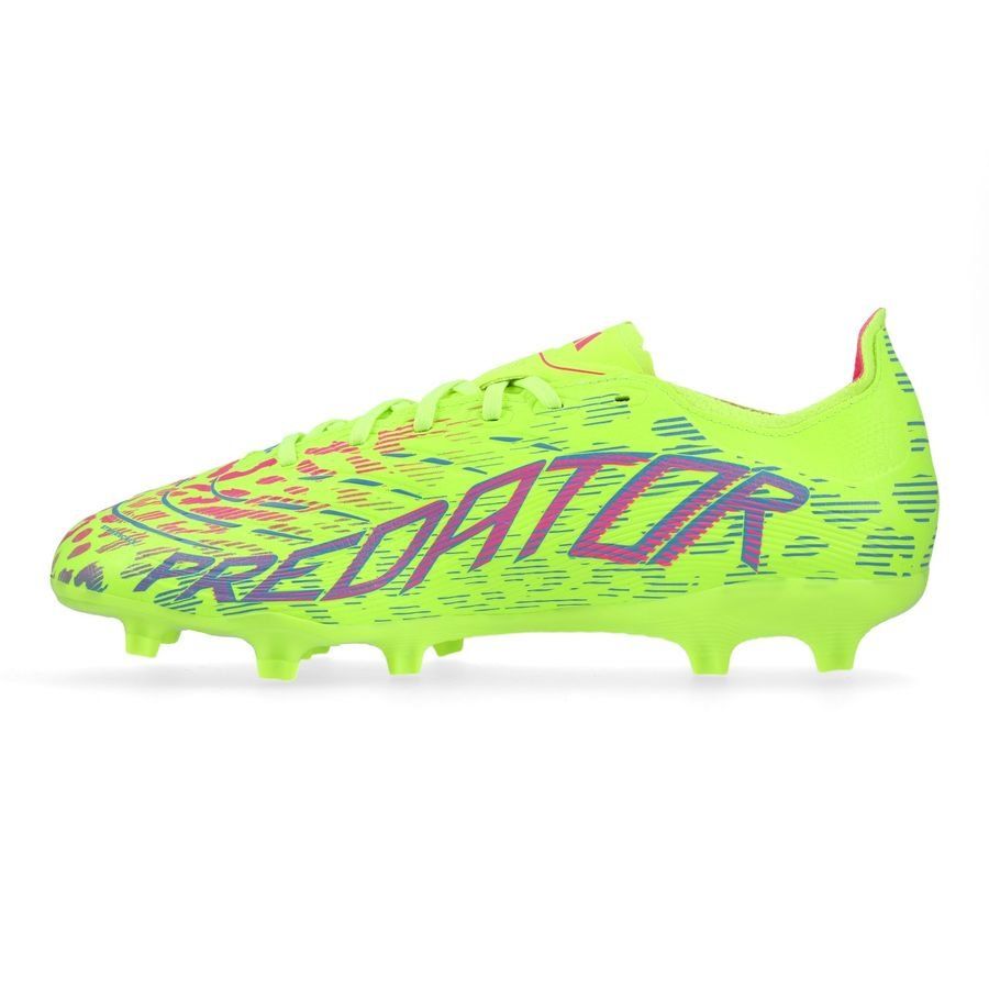 adidas Predator League FG/AG Mystic Victory - Lucid Lemon/Lucid Pink/Blue Fusion