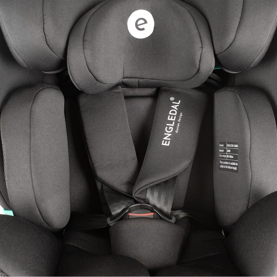 Engledal - Autostol 360 m. IsoFix - Gruppe 0+ - Sibba - Sort