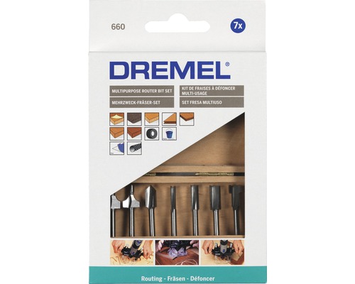 Dremel freesset (660) 7-delig.