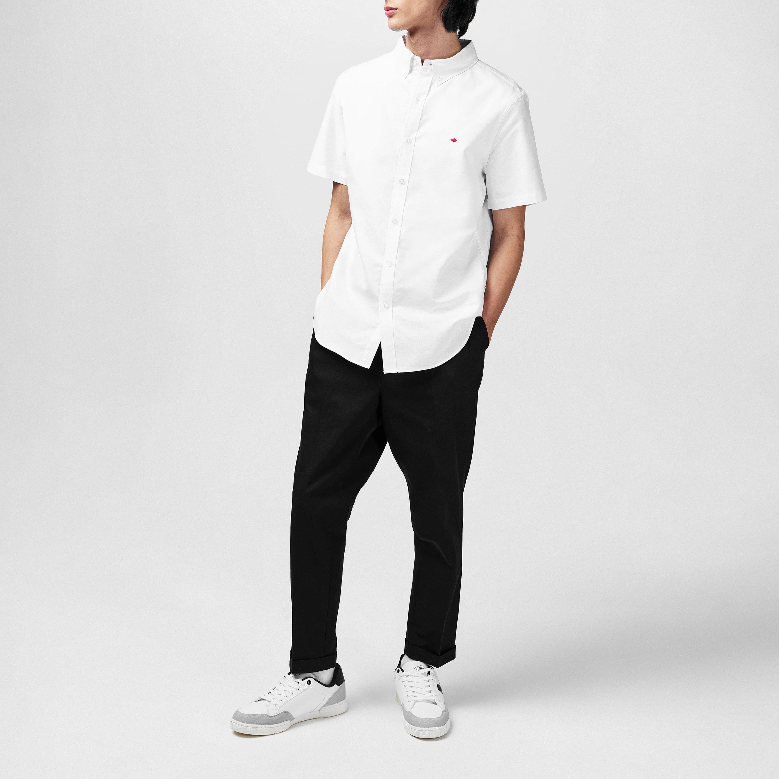 Lee Cooper Short Sleeve Oxford Shirt